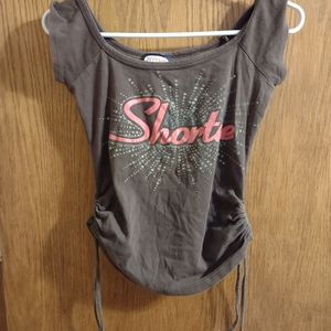 "Shortie" Cinch Crop Top